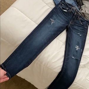 American Eagle skinny distressed jeans